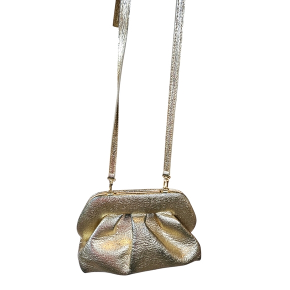 THEMOIRè\'s Gold Metallic Women\'s Clutch Bag